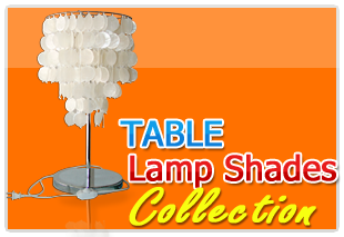 Capiz Philippine table lamps